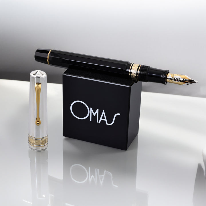 OMAS Arte Italiana Paragon Black with Silver Cap