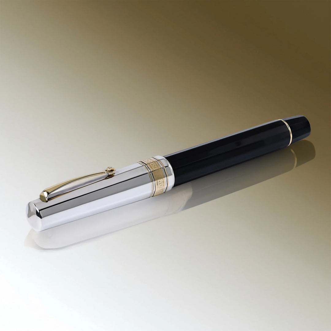 OMAS Arte Italiana Paragon Black with Silver Cap