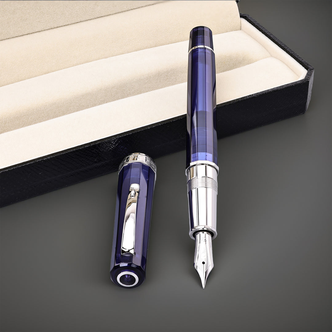 Omas Arte Italiano Vision Liquid Blue Fountain Pen