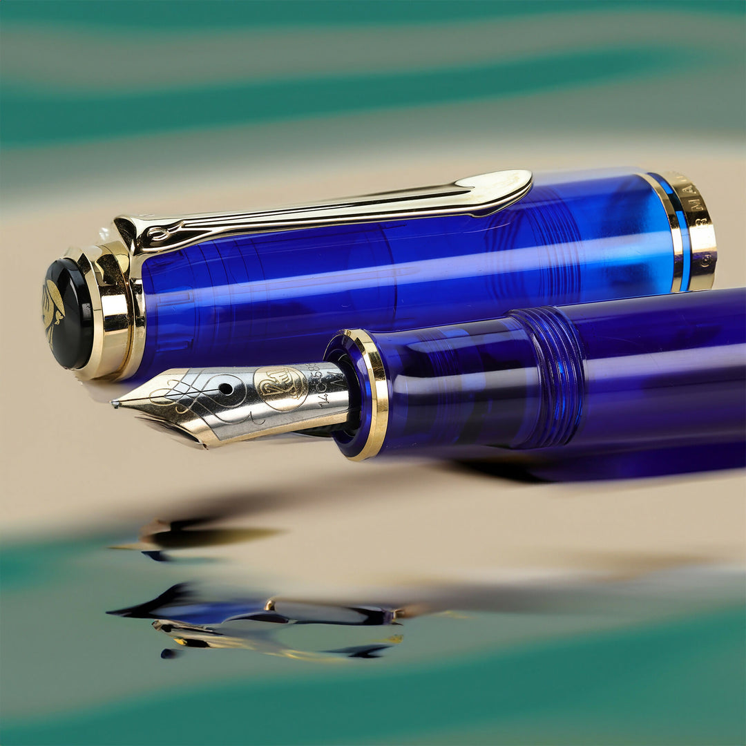 Pelikan M605 Marine Blue Fountain Pen