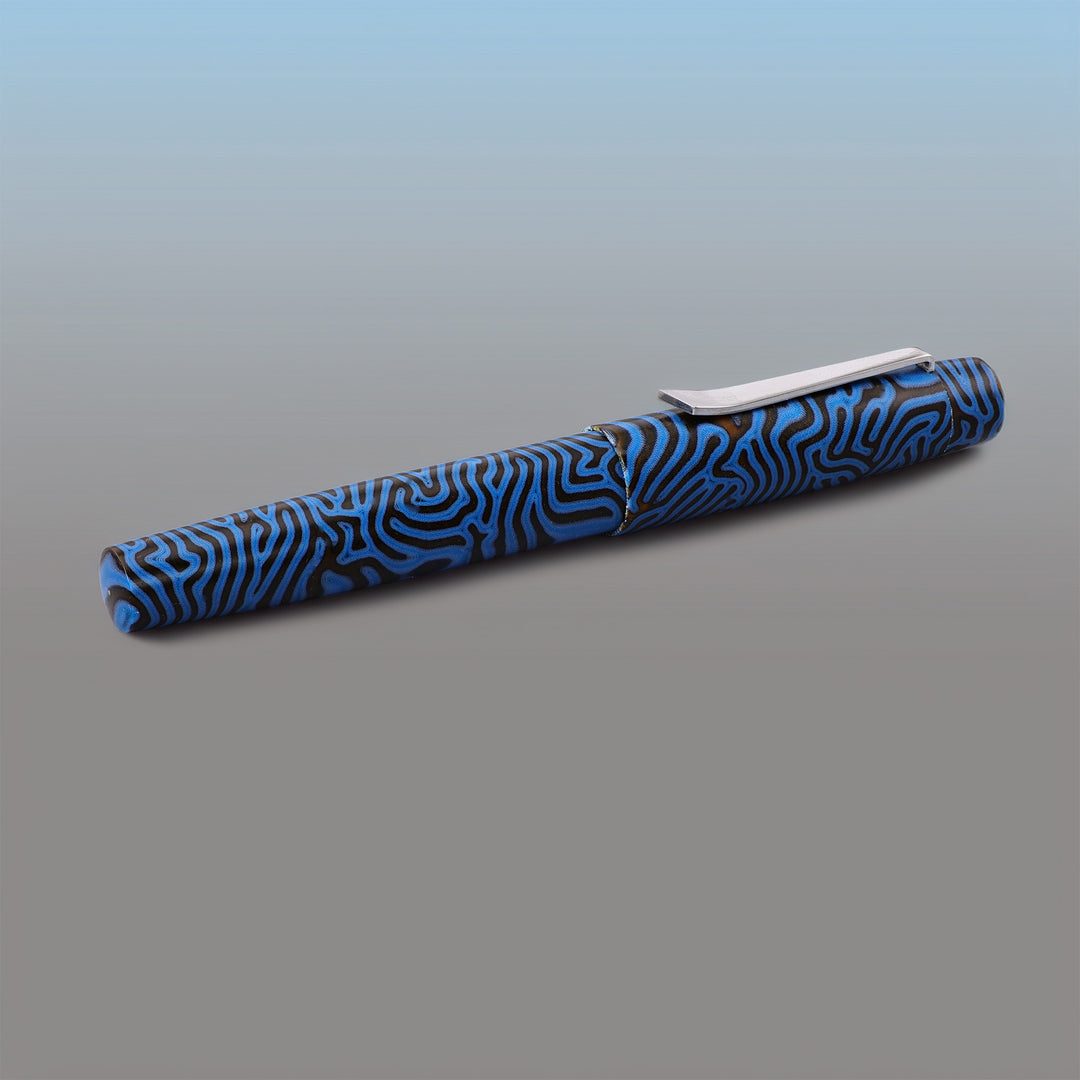 Atelier Lusso Carina 15 Blue Micarta Fountain Pen