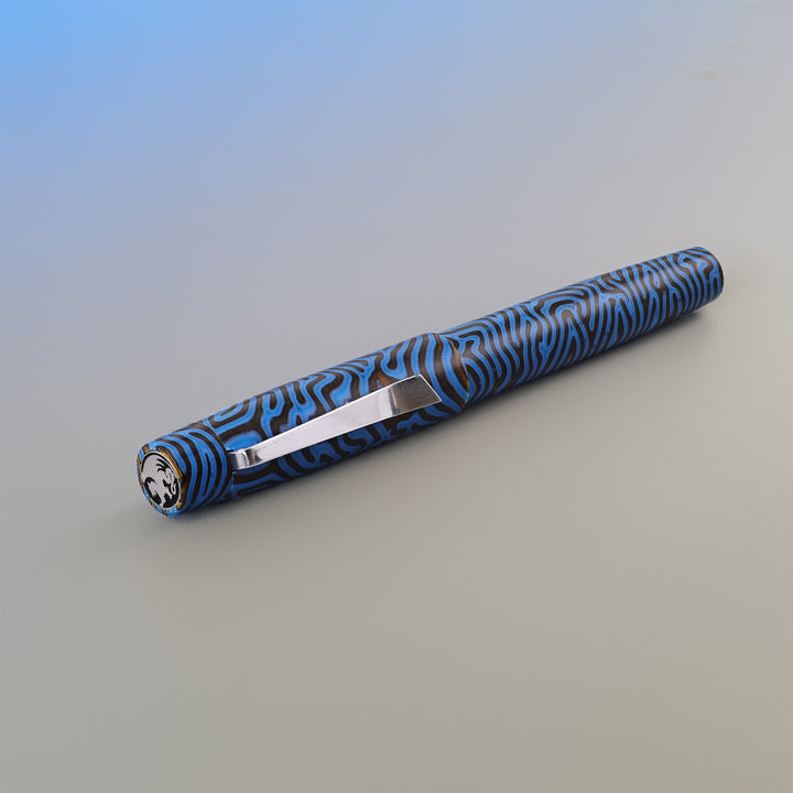 Atelier Lusso Carina 15 Blue Micarta Fountain Pen