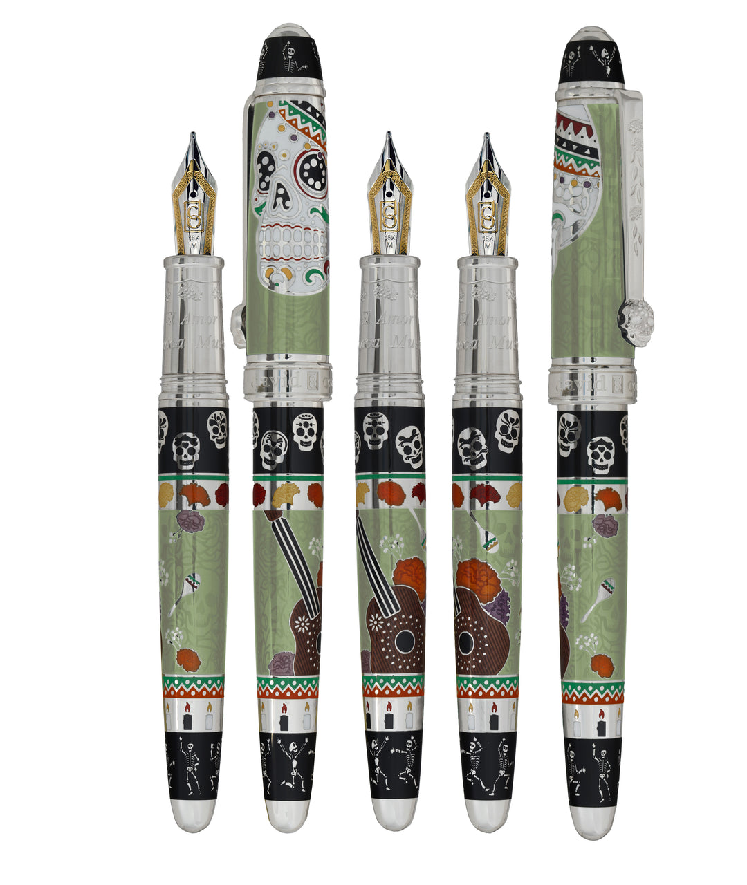 David Oscarson Dia de los Muertos - Fountain Pen - Rollerball
