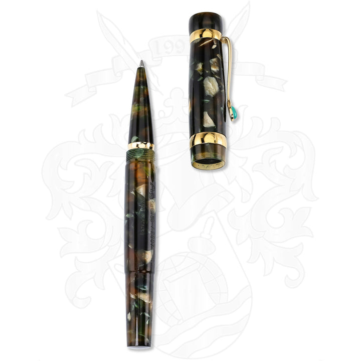 Stipula Castoni Green Agata Rollerball