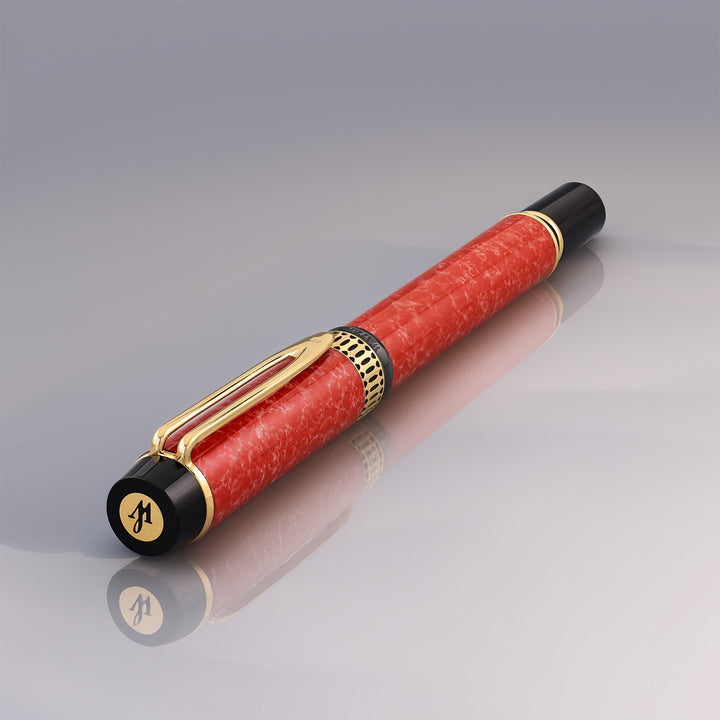 Waterman LeMan Patrician Fountain Pen – Red Coral