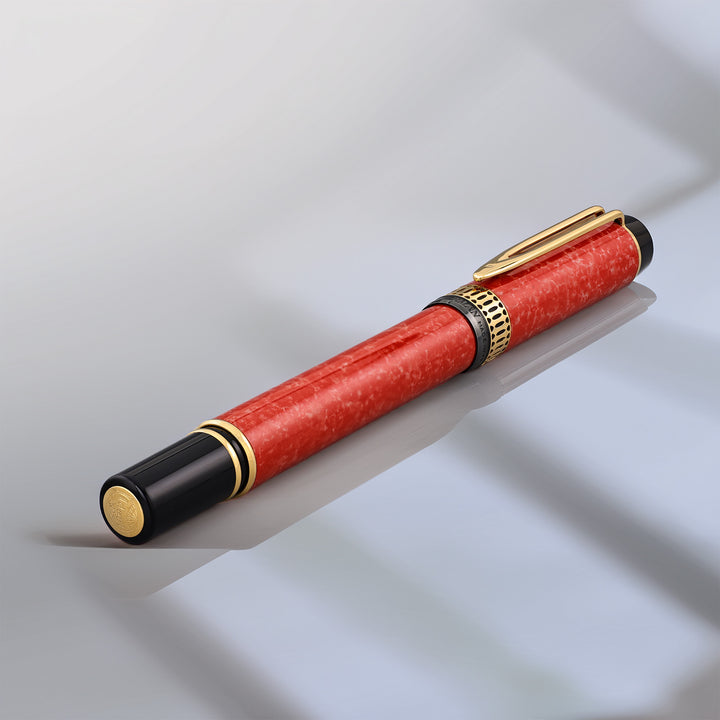 Waterman LeMan Patrician Fountain Pen – Red Coral