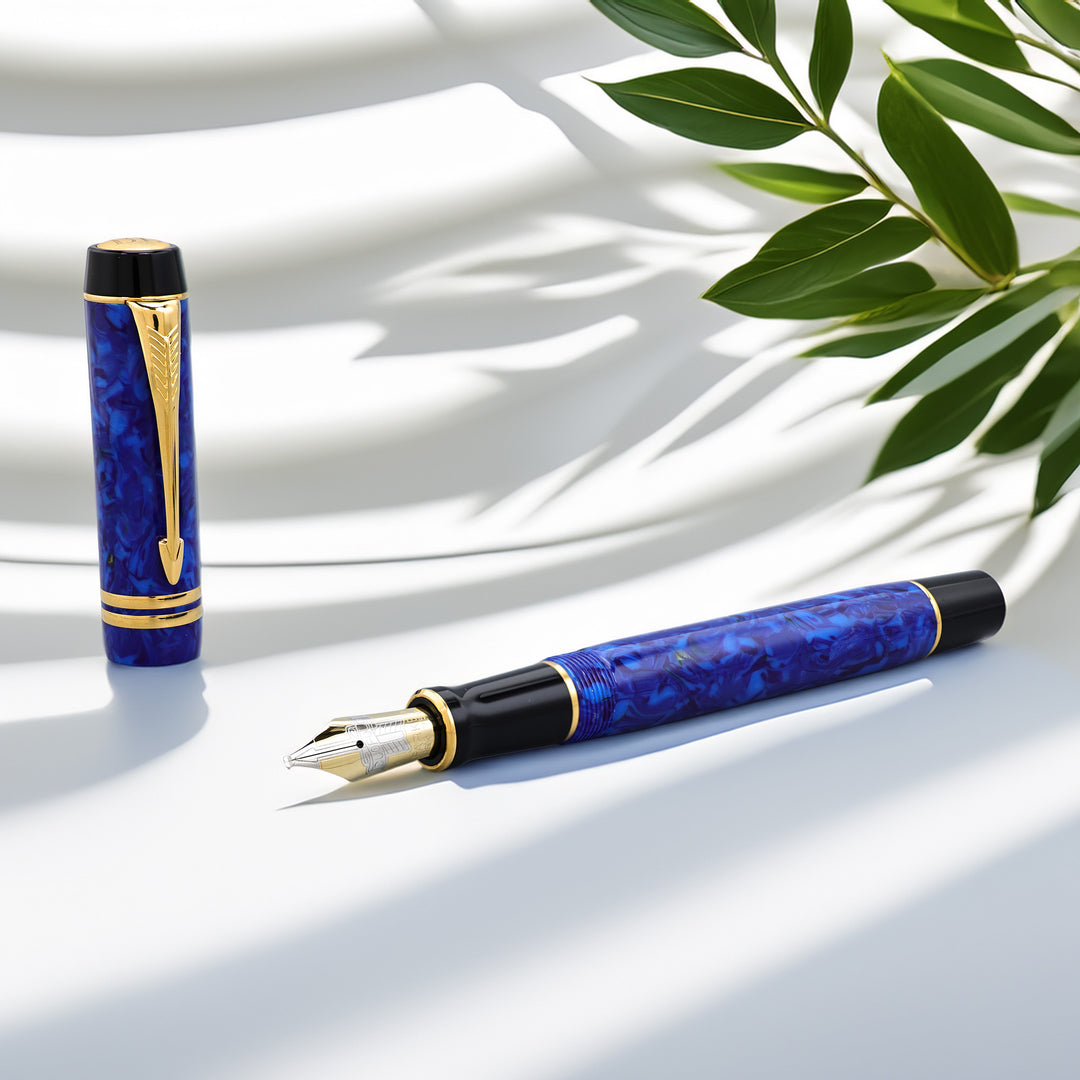 Parker Duofold Centennial MKII Lapis Lazuli Fountain Pen