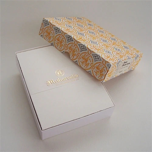 Deckled Edge Flat Card 5.9"x7.9" (100ct) | Rossi 1931 Italian Stationery