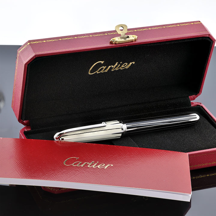 Cartier Backgammon Stripes Foutain Pen Limited Edition