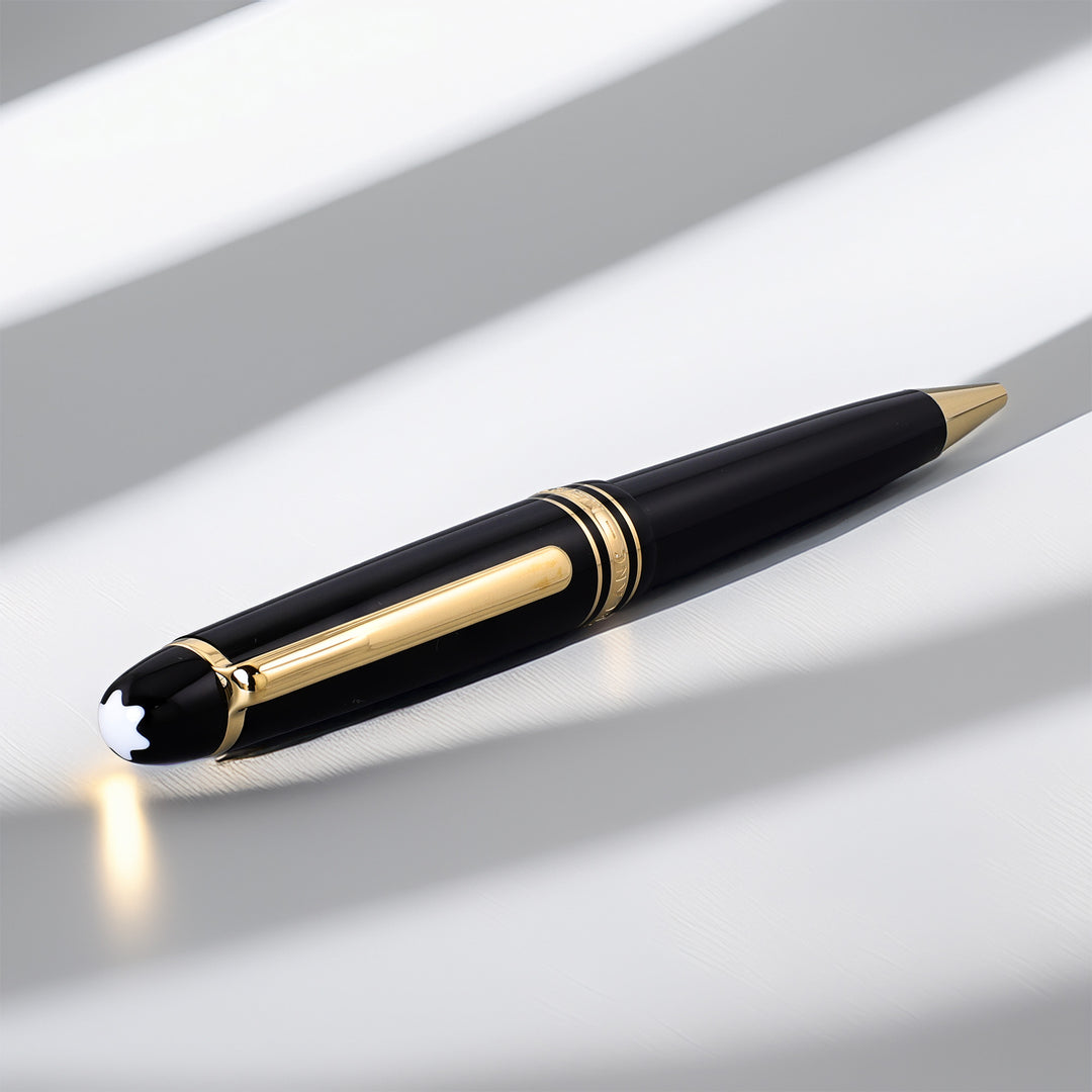 Montblanc Meisterstück Ballpoint Pen - Black with Gold Trim