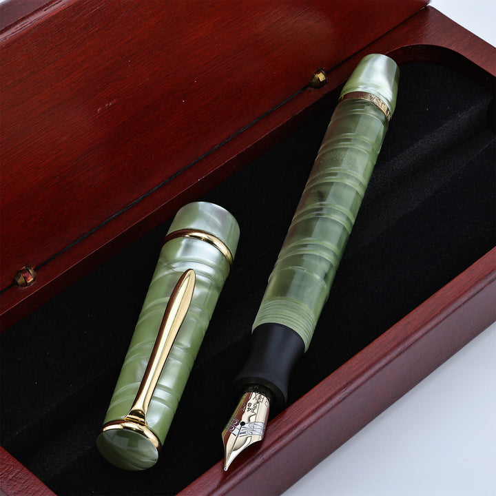 Bexley Cable Twist Fountain Pen -Green