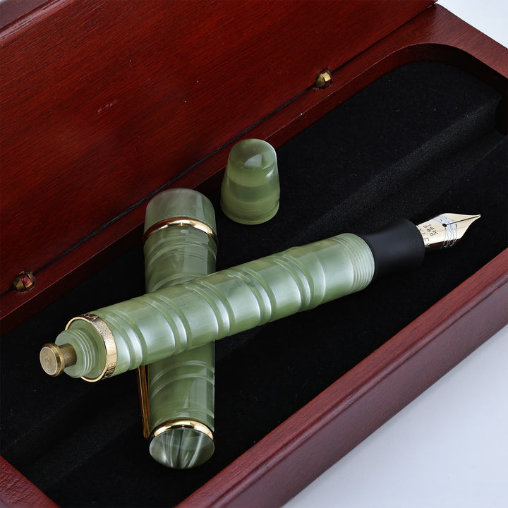 Bexley Cable Twist Fountain Pen -Green