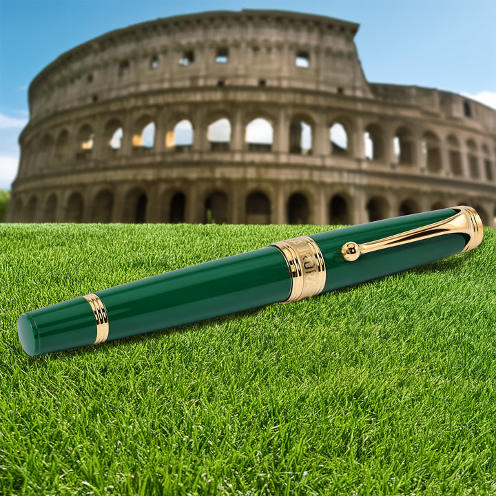 Aurora 1997 Bicentennial LE Italian Flag - Green Fountain Pen