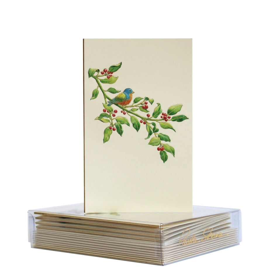 Birds and Berries Mini Note Card (8 ct.)