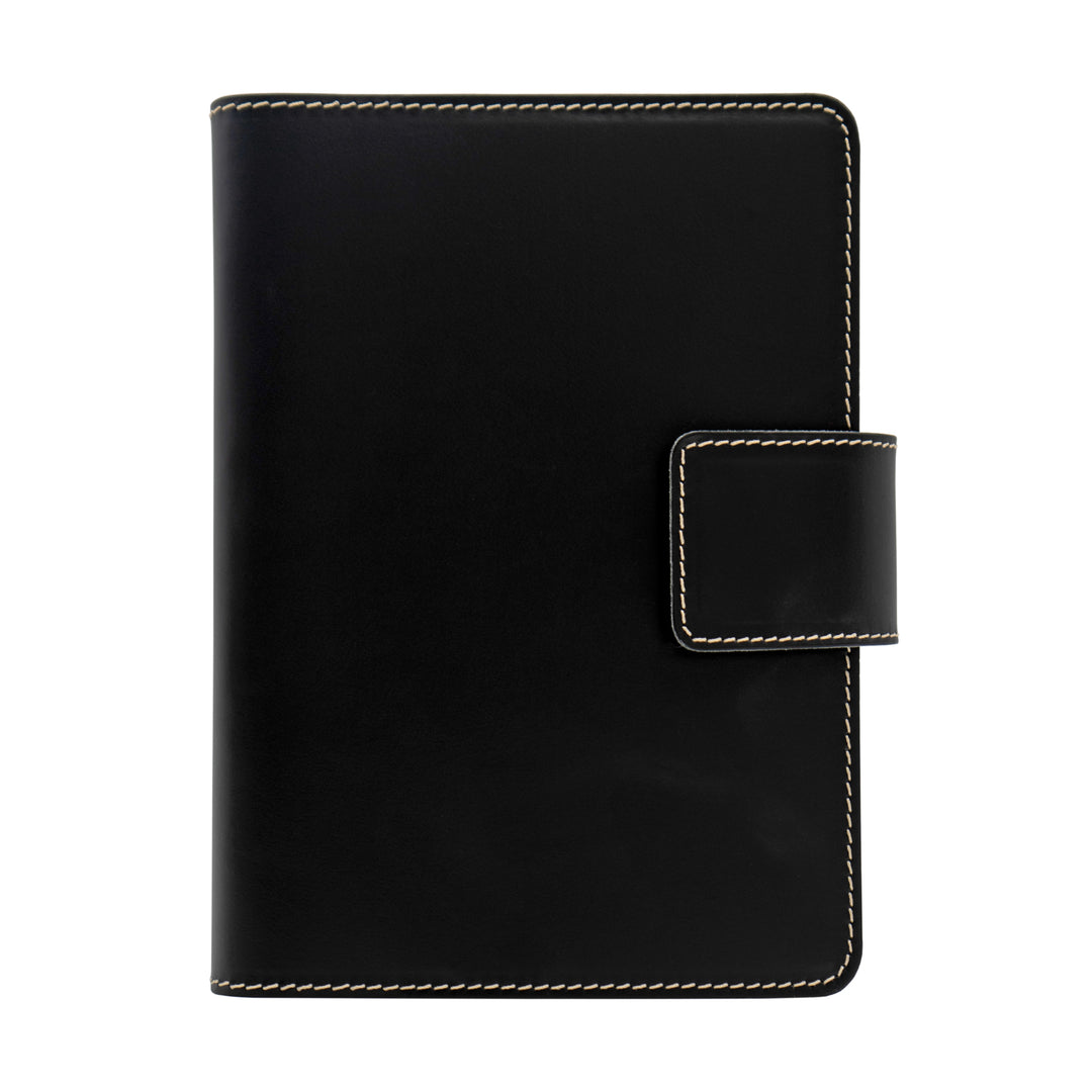 Fiorentina Pescarsa Leather Journal w/Snap - Refillable 6x8