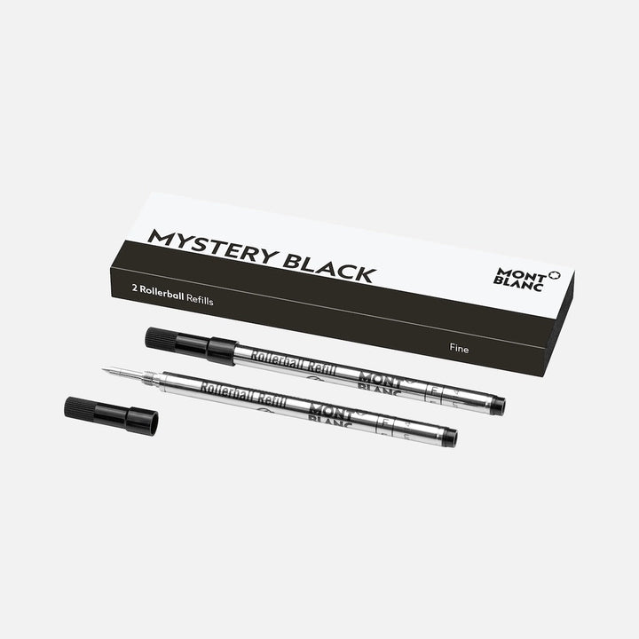 Montblanc Single Rollerball Refills in Mystery Black by Mont Blanc. 