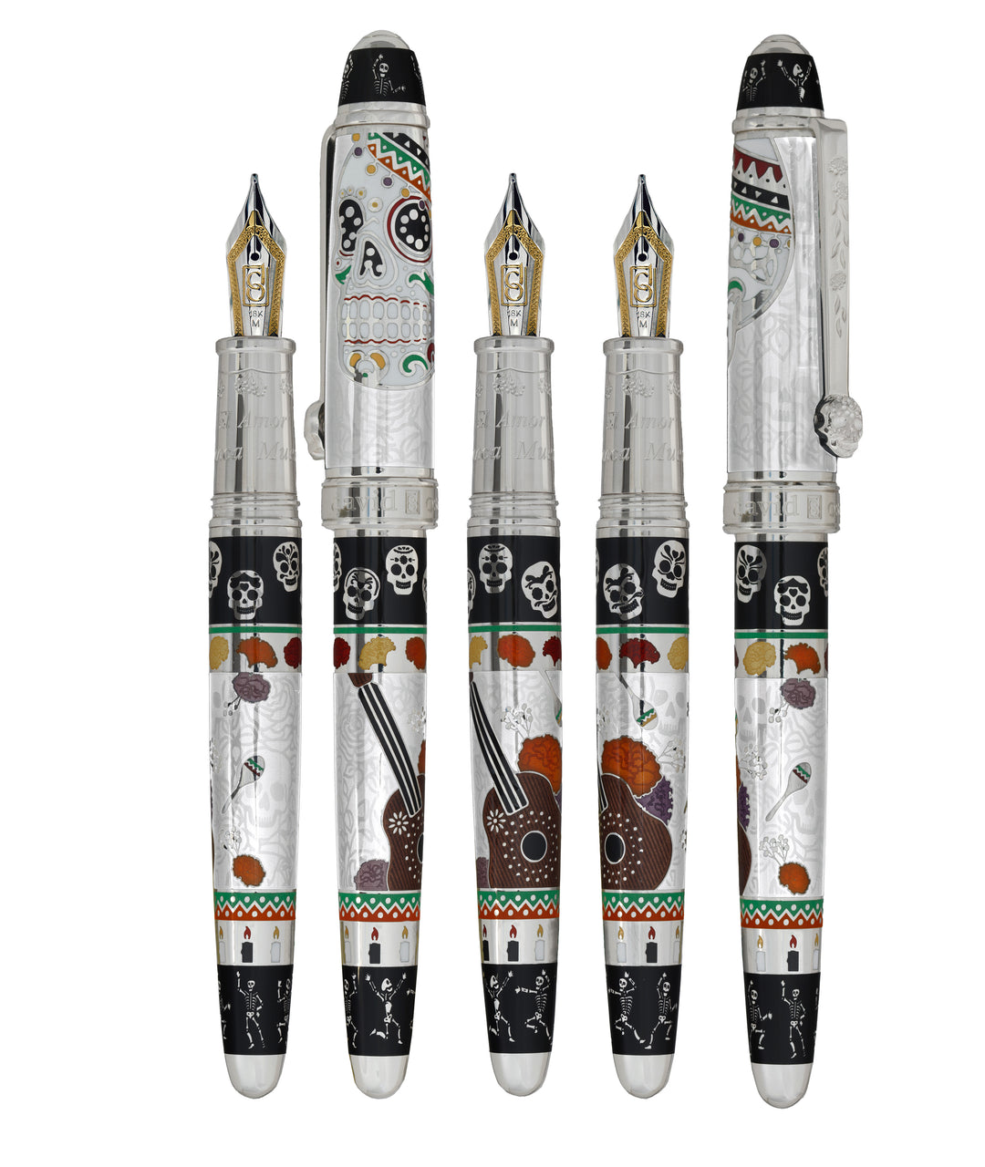 David Oscarson Dia de los Muertos - Fountain Pen - Rollerball