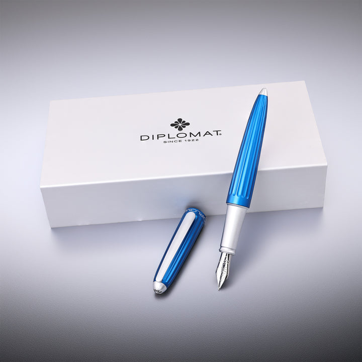 Diplomat Aero Blue Fountain Pen