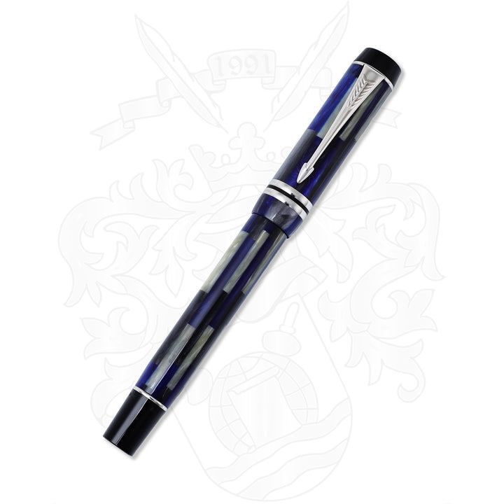 Parker Duofold Blue Mosaic Rollerball