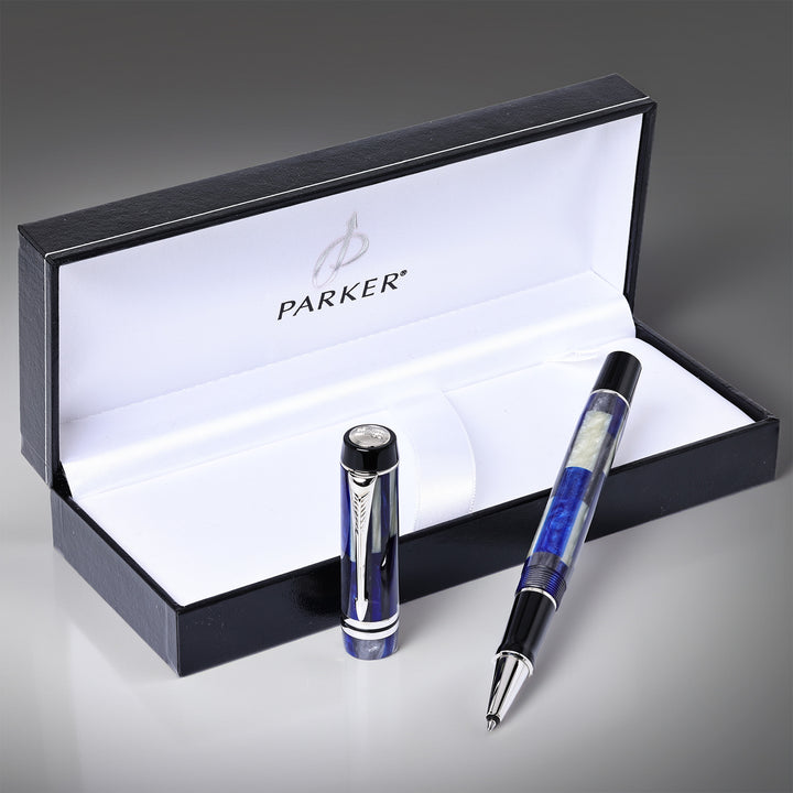 Parker Duofold Blue Mosaic Rollerball