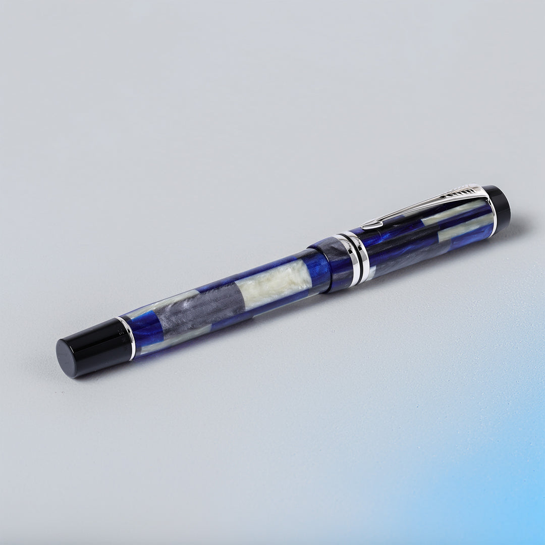 Parker Duofold Blue Mosaic Rollerball