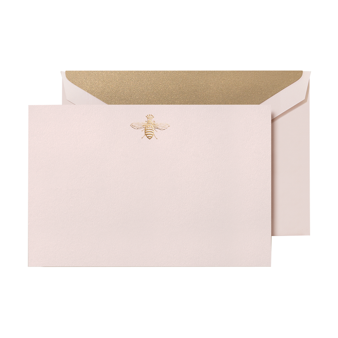 Crane 4.24" x 6.375" Cards & Envelopes 10pk - Queen Bee