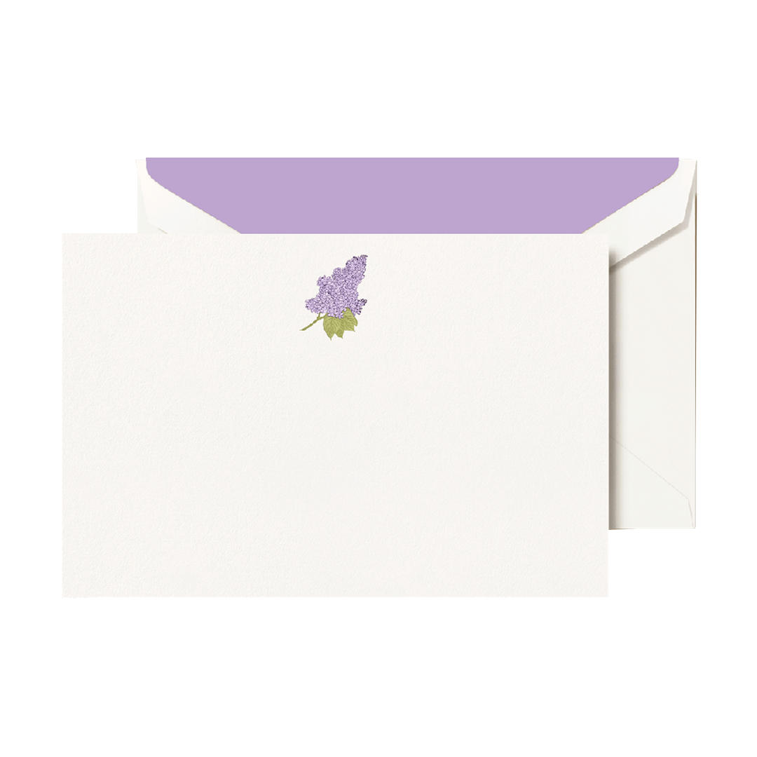 Crane 4.24" x 6.375" Cards & Envelopes 10pk - Lilac