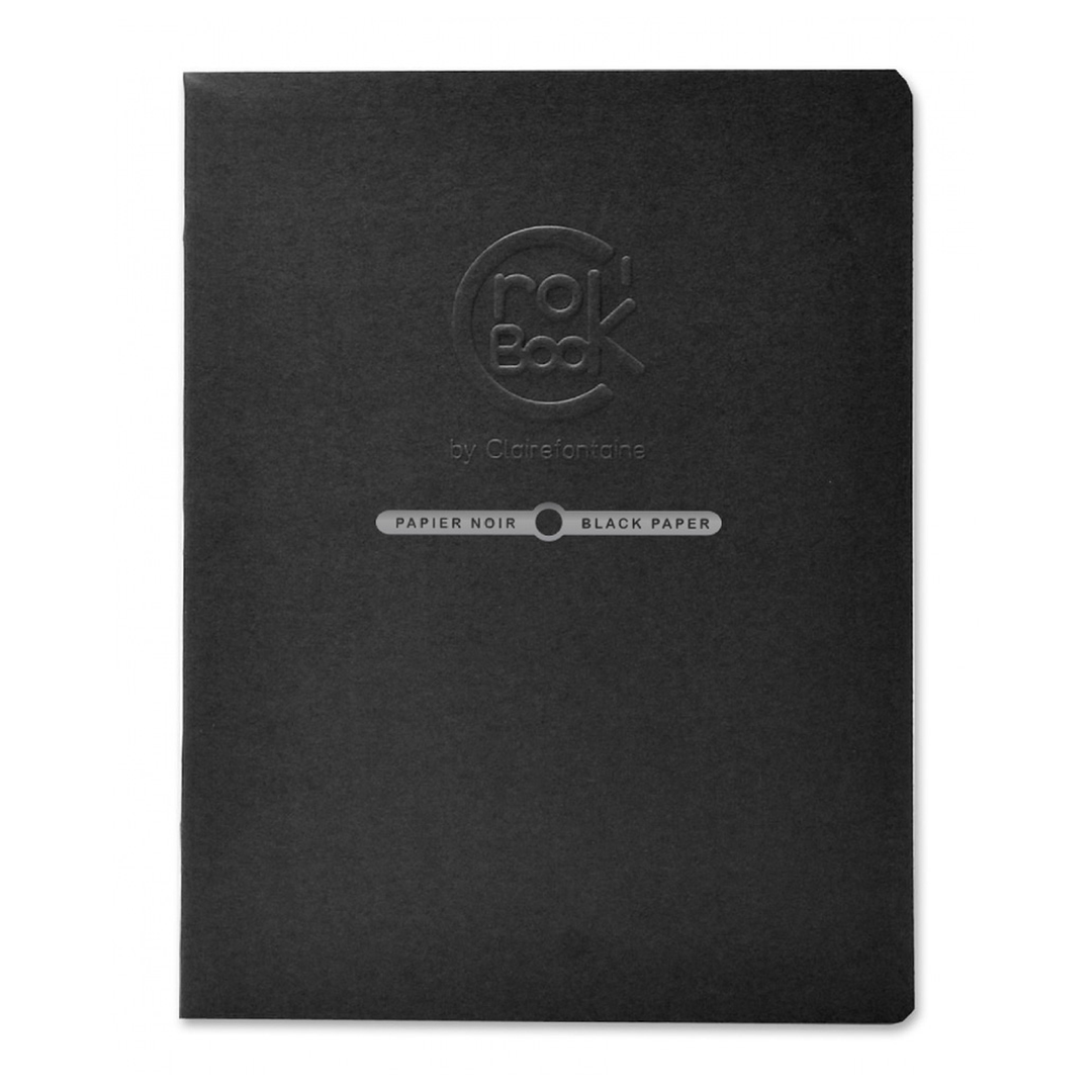 Clairefontaine Crok' Book Sketch Notebook - Black Paper - Blank Sheets A5