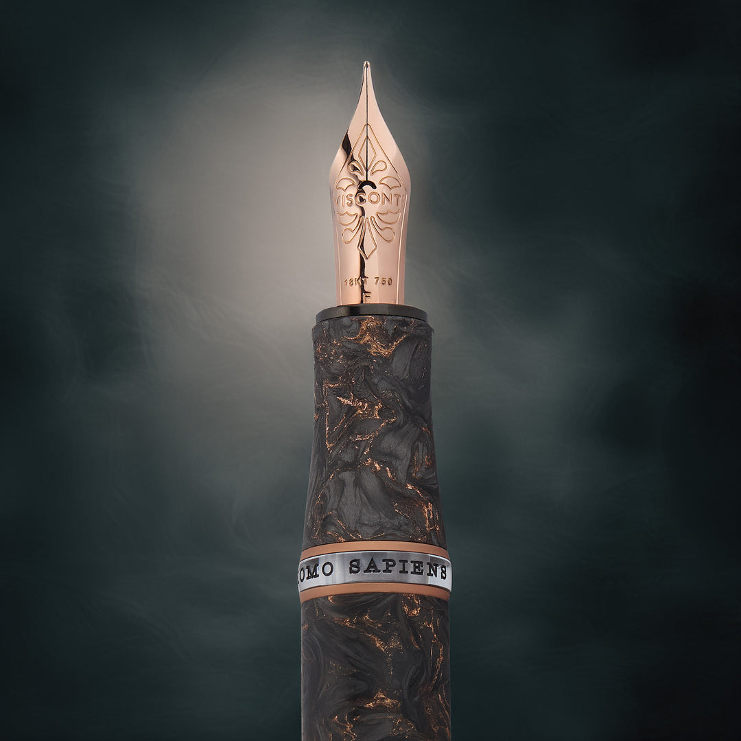 Visconti Homo Sapiens Carbon Rose Fountain Pen