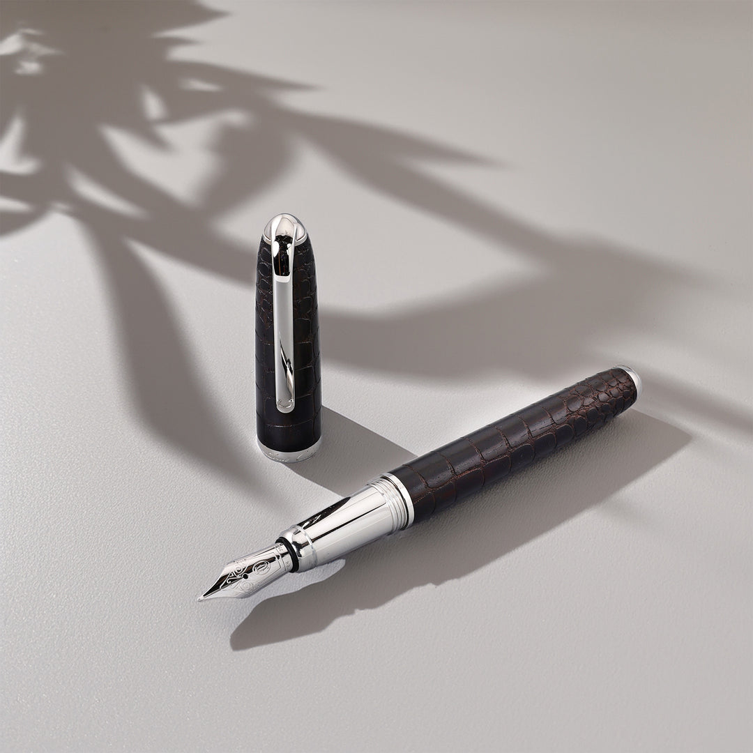 Cartier Louis Cartier Dandy Crocodile Ebony Limited Edition Fountain Pen