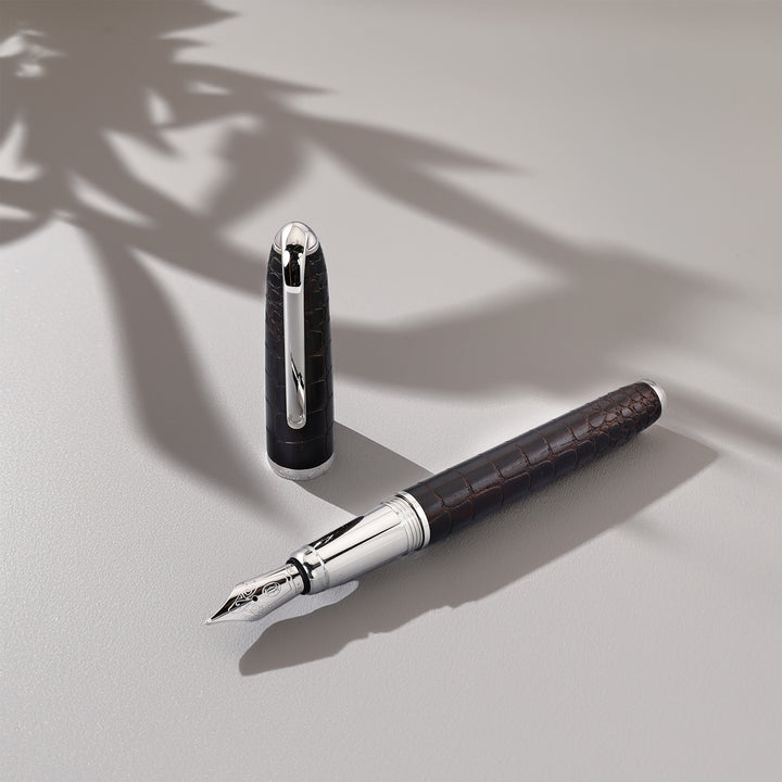 Cartier Louis Cartier Dandy Crocodile Ebony Limited Edition Fountain Pen