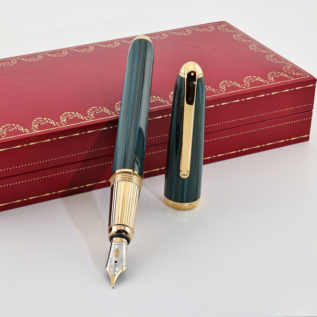 Cartier Dandy Green Ebonite Limited Edition Fountain Pen