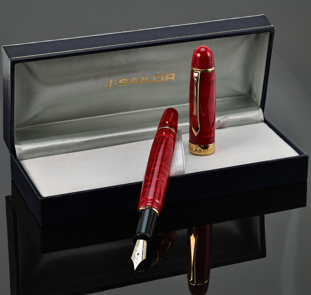 Classic Pen LB1 Flame Red by Andy Lambrou