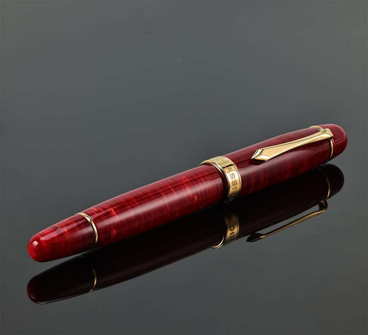 Classic Pen LB1 Flame Red by Andy Lambrou