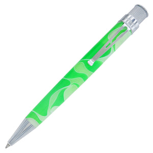 Retro 51 Cosmic Swirl Green & White - Rollerball
