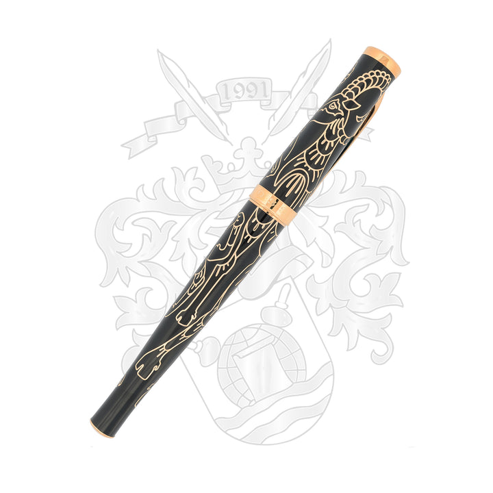 Cross Year of the Goat 2015 Fountain Pen - Black-Gold Edition
