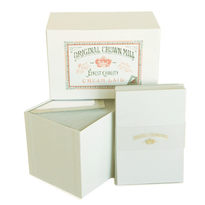Crown Mill - Classic Laid Note Card Presentation Boxes