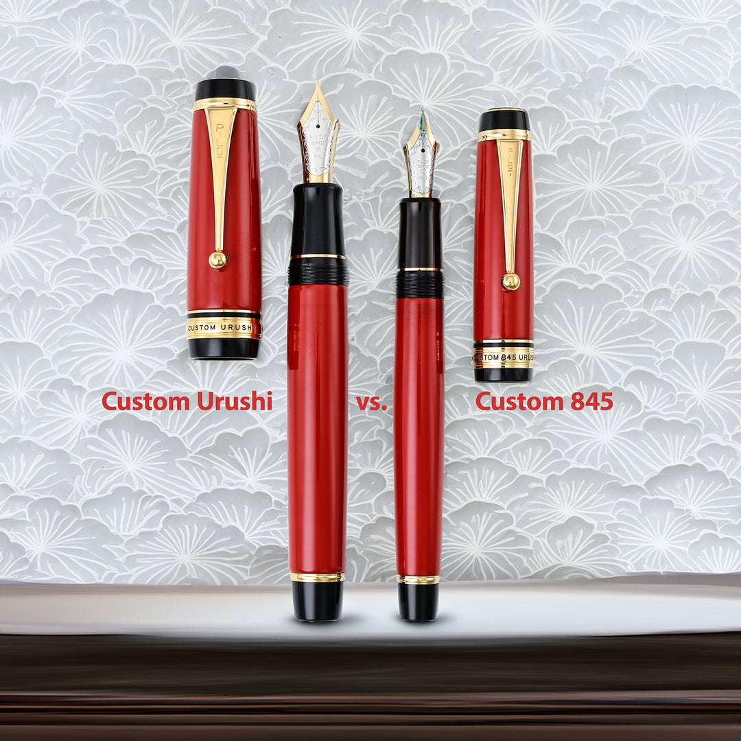 Pilot Custom Urushi Foutain Pen - Vermillion