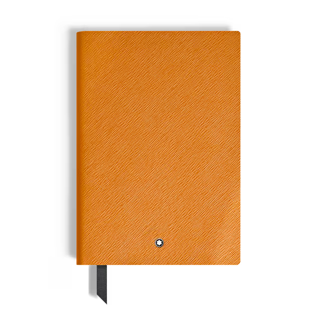 Montblanc Notebook Medium, Saffiano Leather Saffron - Lined Pages