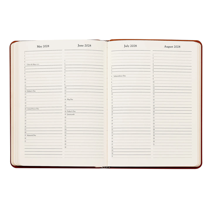 Graphic Image 2027 Planner - Goatskin Leather A5