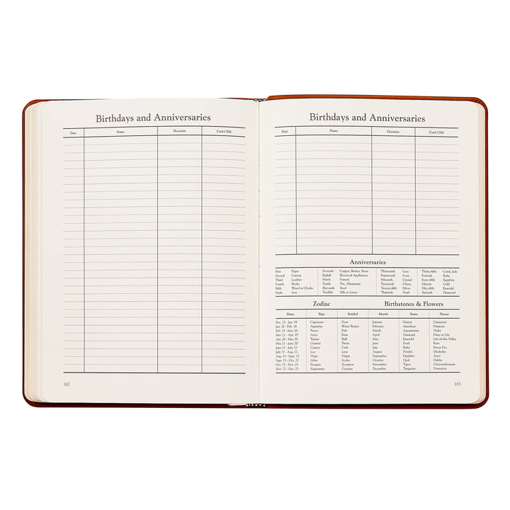 Graphic Image 2027 Planner - Embossed Croc Leather A5