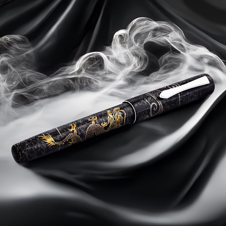 Pilot Namiki 95th Anniversary Ryu (Dragon) Maki-e Fountain Pen – 18K Gold Medium Nib