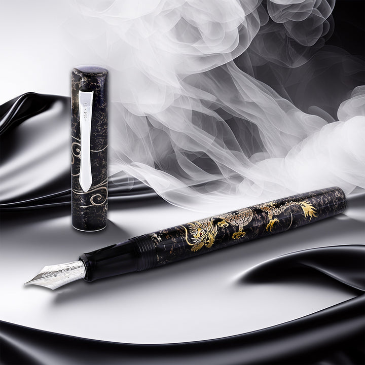 Pilot Namiki 95th Anniversary Ryu (Dragon) Maki-e Fountain Pen – 18K Gold Medium Nib