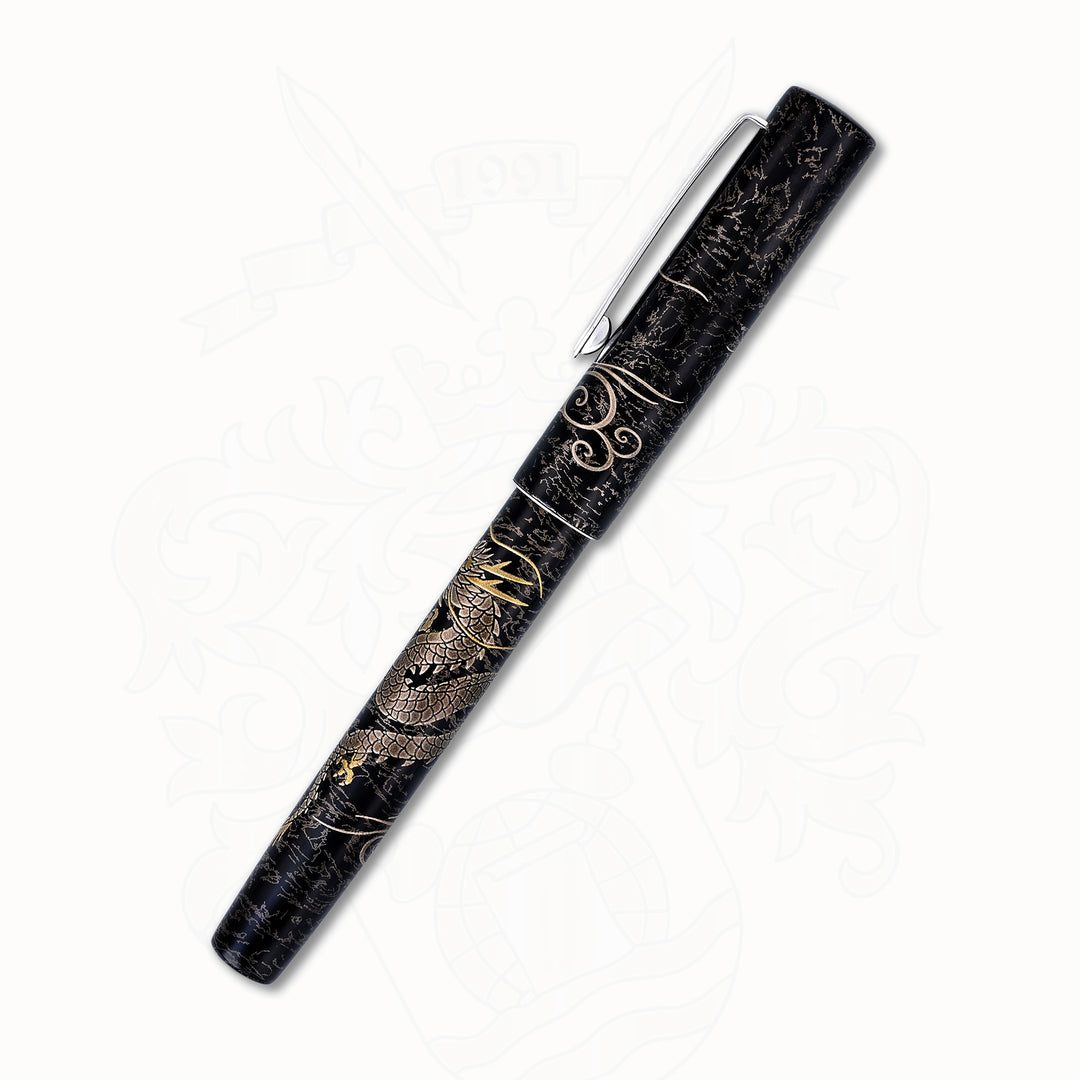 Pilot Namiki 95th Anniversary Ryu (Dragon) Maki-e Fountain Pen – 18K Gold Medium Nib