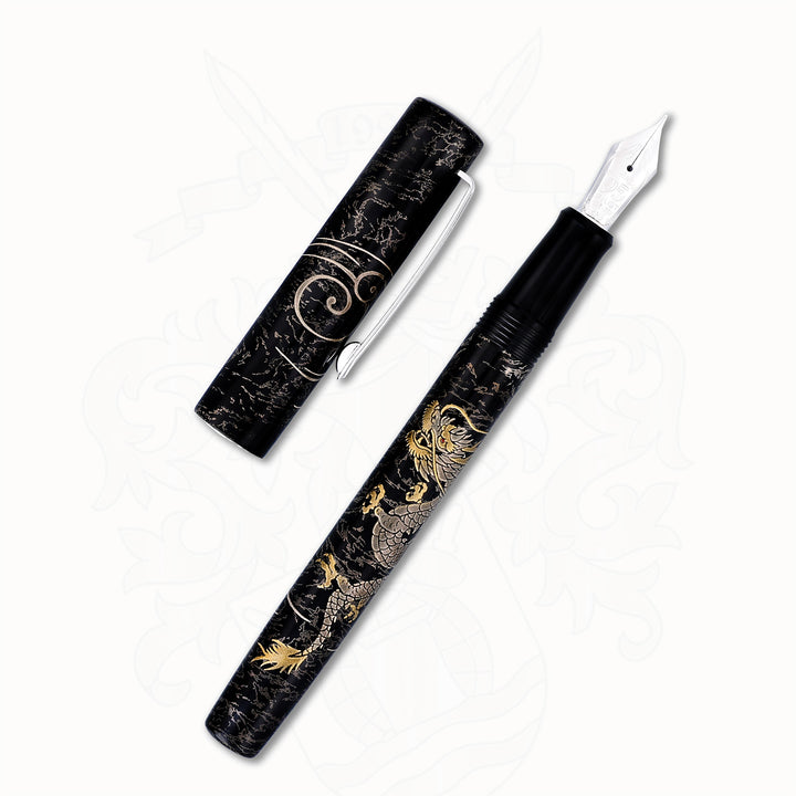 Pilot Namiki 95th Anniversary Ryu (Dragon) Maki-e Fountain Pen – 18K Gold Medium Nib