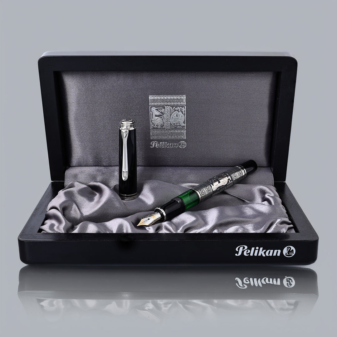 Pelikan Toledo Fountain Pen – Sterling Silver Overlay