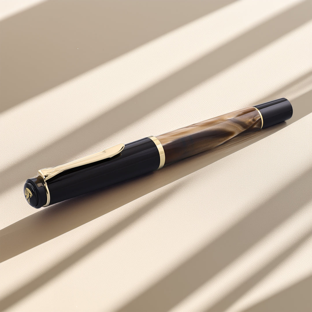 Pelikan Souverän M400 Brown Marble Foutain Pen