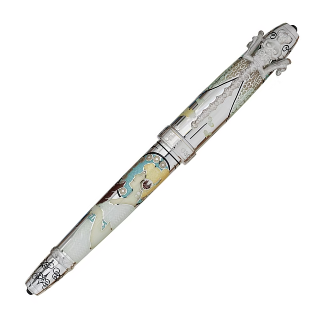 David Oscarson 25th Silver Anniversary Art Nouveau Limited Edition - Fountain Pen