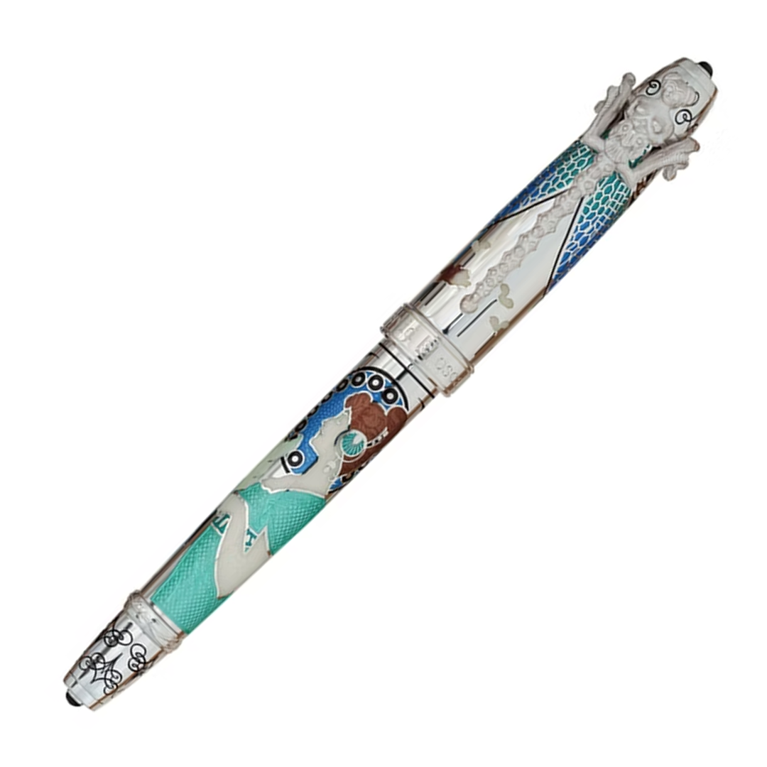 David Oscarson 25th Silver Anniversary Art Nouveau Limited Edition - Fountain Pen