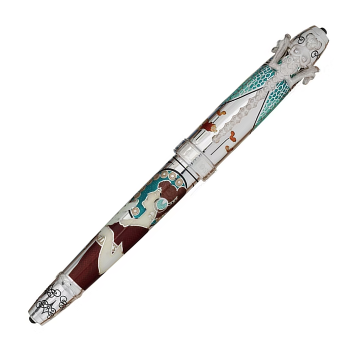 David Oscarson 25th Silver Anniversary Art Nouveau Limited Edition - Fountain Pen